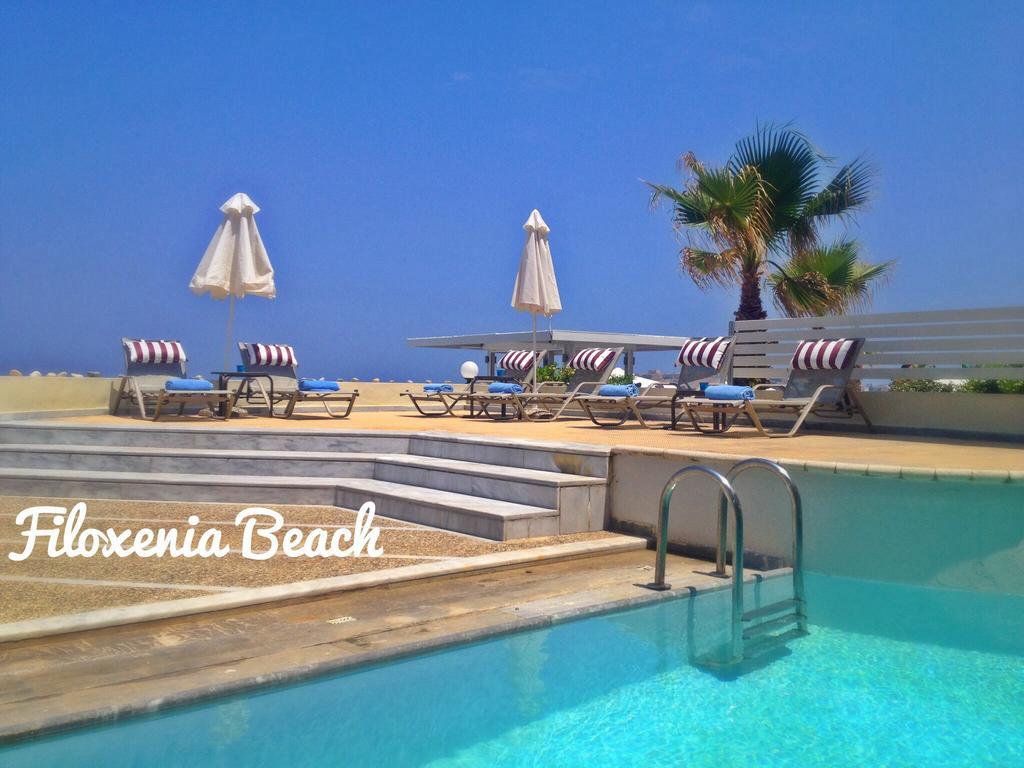 Filoxenia Beach Hotel Rethymno  Exterior photo